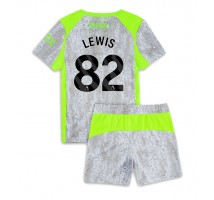 Manchester City Rico Lewis #82 Koszulka Trzecia dzieci 2025-26 Krótki Rękaw (+ krótkie spodenki)